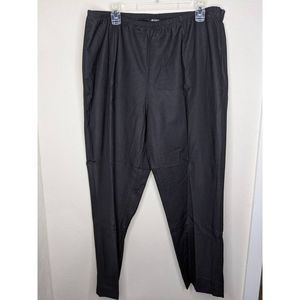 Nic & Zoe Plus Size Wonderstretch Cropped Black Pants 16W